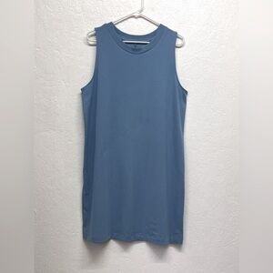 Women’s Sleeveless Tank Tee Shirt Dress - A New Day - XL